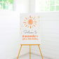 Boho Sunshine Welcome Sign Printable ★ Instant Download | Editable Text