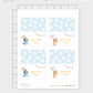 Bluey and Bingo Daisy Food Labels ★ Instant Download | Editable Text