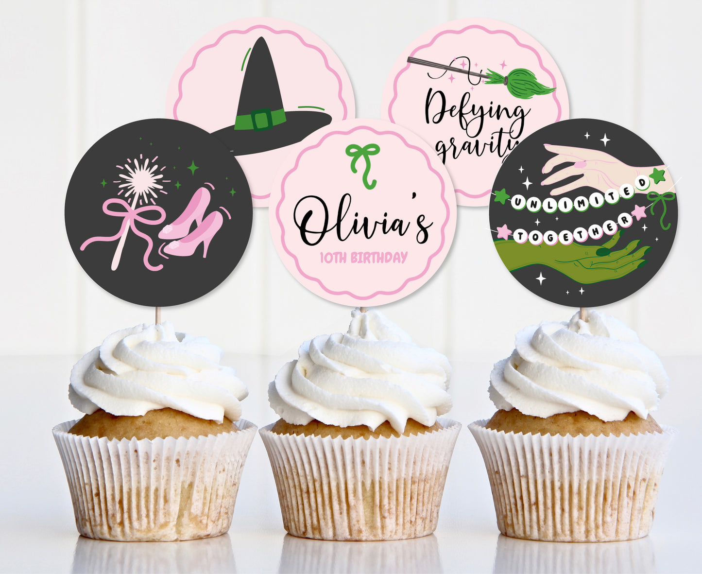 Magical Witch Cake Toppers | Instant Download