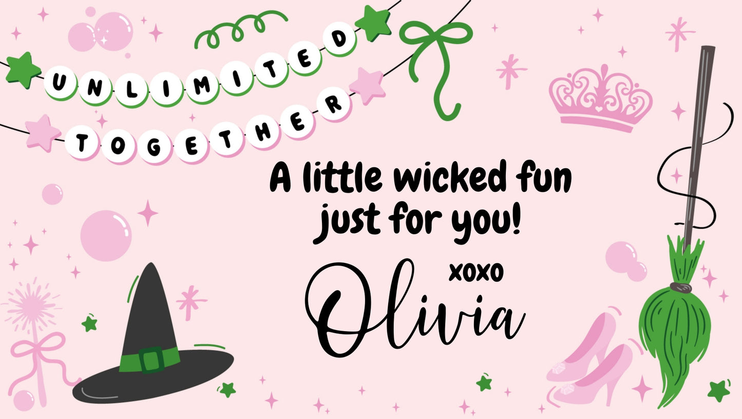 Magical Witch Gable Box labels | Instant Download