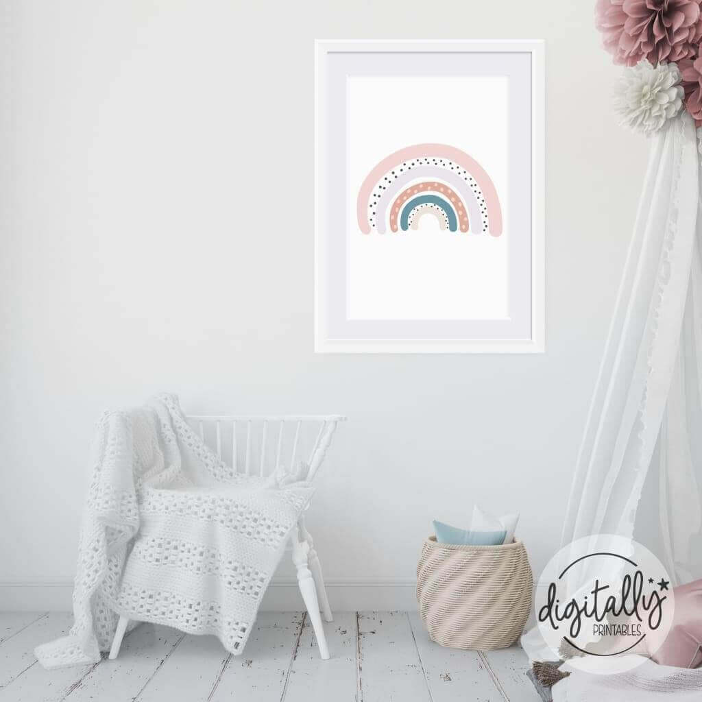 Boho Rainbow Print | Portrait ★ Instant Download - Digitally Printables