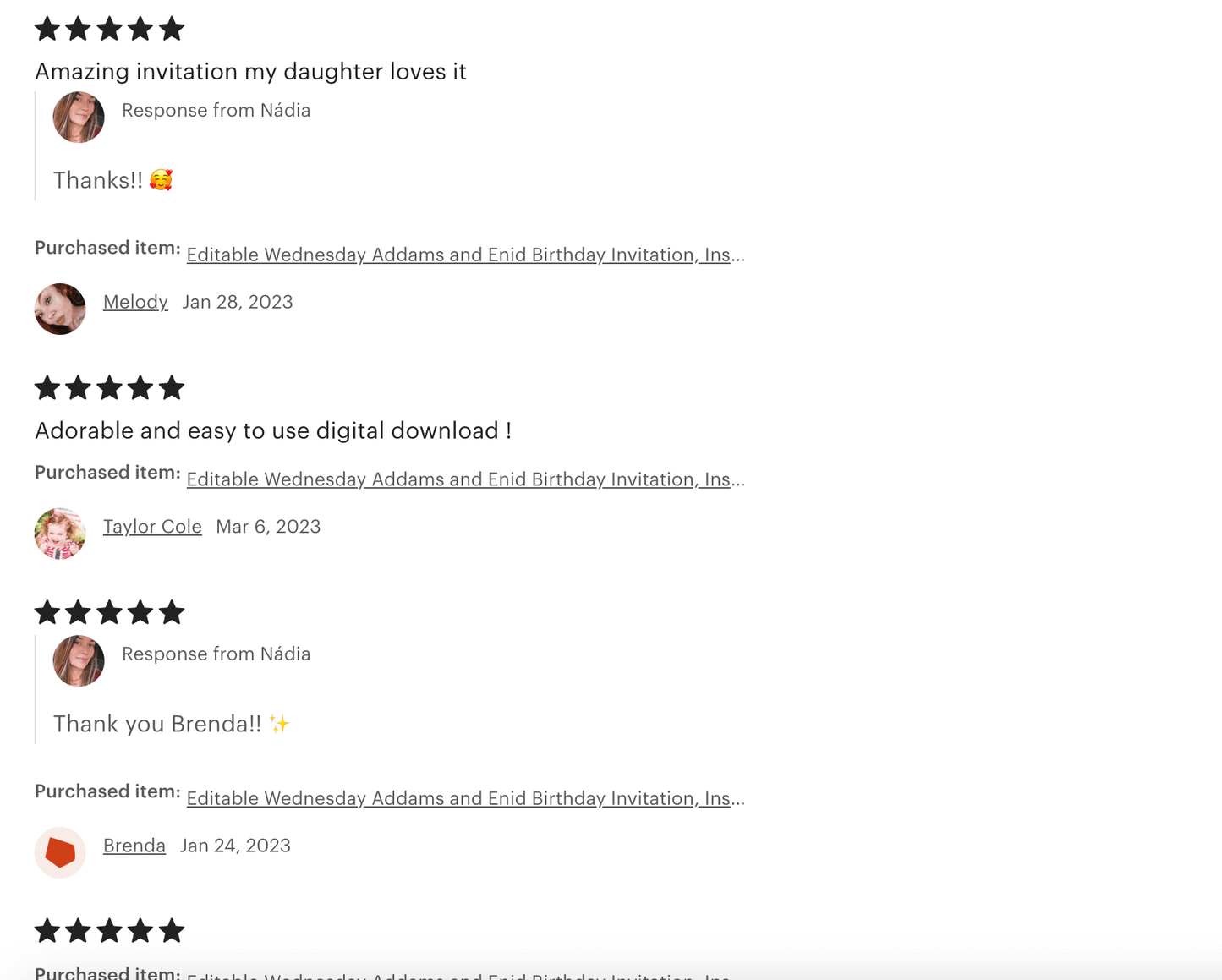 Editable Wednesday Addams and Enid Birthday Invitation ★ Instant Download | Editable Text - Digitally Printables