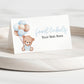 beary first birthday food labels