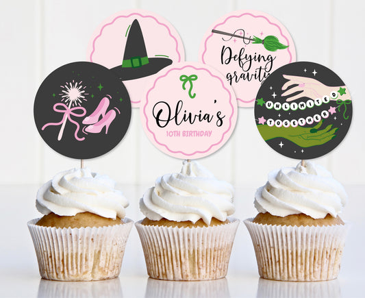 Magical Witch Cake Toppers | Instant Download