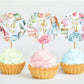 Alice in Wonderland Cupcake Toppers ★ Instant Download | Not Editable - Digitally Printables