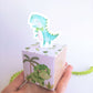 Baby Dinosaurs Favor Box | Cube Box ★ Instant Download - Digitally Printables