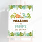 Baby Dinosaurs Welcome Sign ★ Instant Download | Editable Text - Digitally Printables