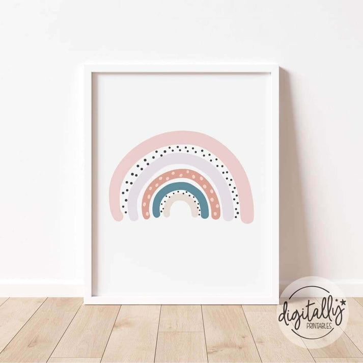 Boho Rainbow Print | Portrait ★ Instant Download