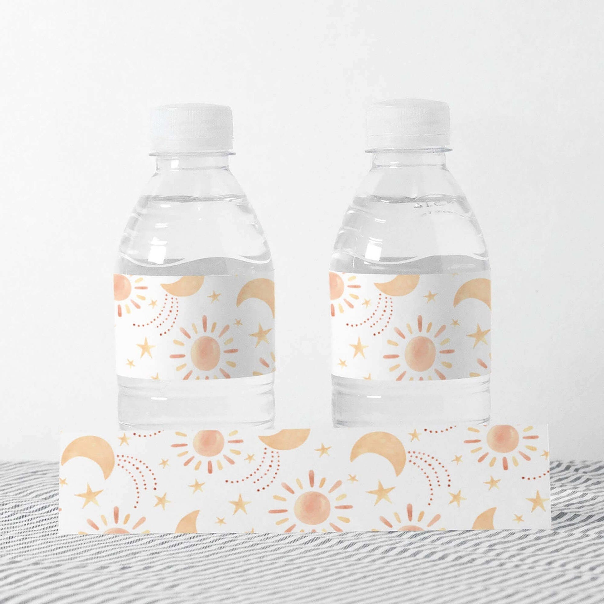 Boho Sunshine Bottle Labels ★ Instant Download - Digitally Printables