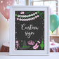 Magical Witch Table Sign | Black Backgroud | Instant Download