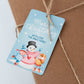 Editable Christmas Snowman Favor Tags, Christmas Gift Tags, Merry Christmas Tags, Holiday Labels REF013 - Digitally Printables