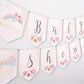 Editable Floral Shining Star Bunting Banner ★ Instant Download | Editable Text - Digitally Printables