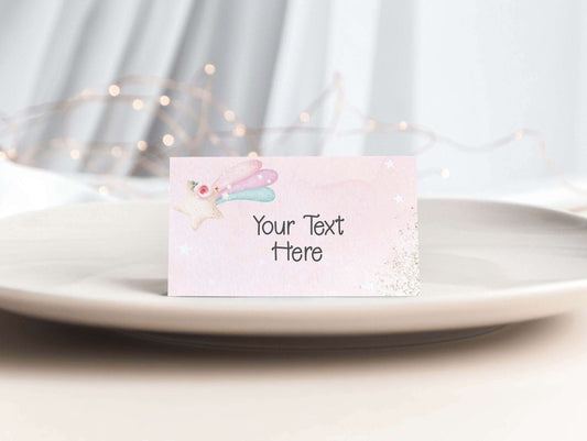 Editable Floral Shining Star Food Labels ★ Instant Download | Editable Text - Digitally Printables