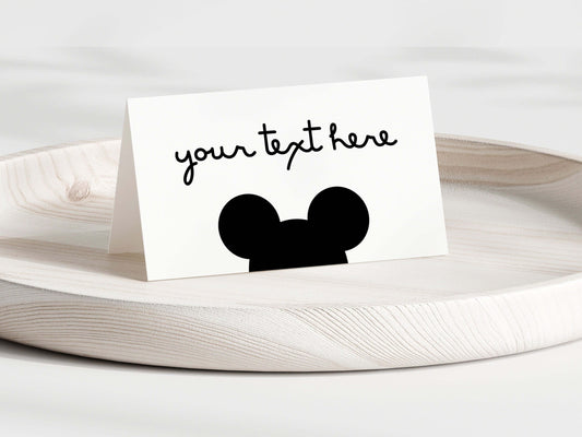 Editable Mickey Mouse Food Labels ★ Instant Download | Editable Text - Digitally Printables