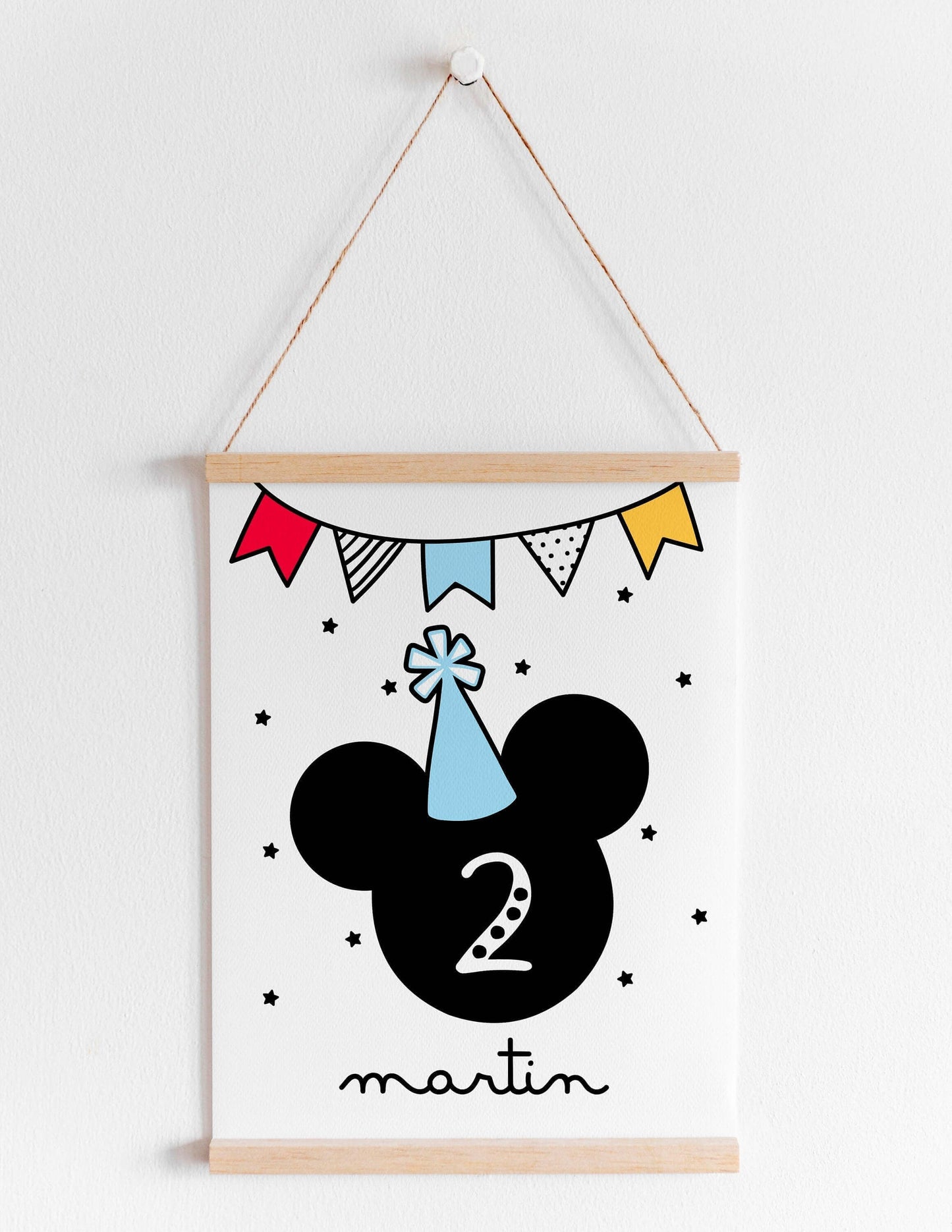 Editable Mickey Mouse Table Sign ★ Instant Download | Editable Text - Digitally Printables