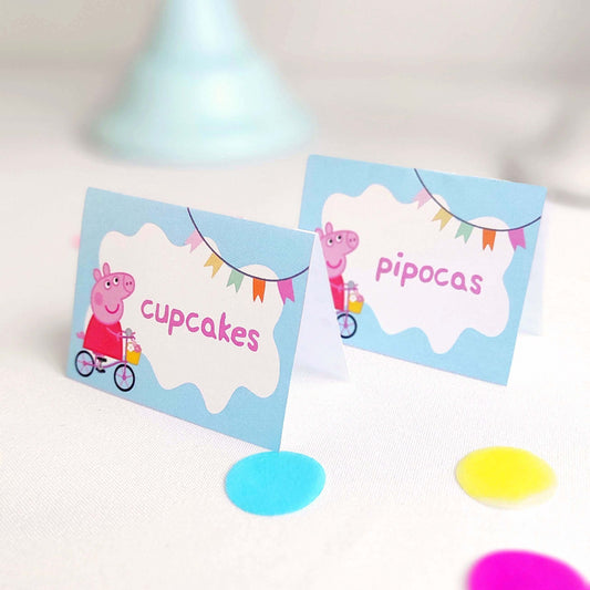 Editable Peppa Pig Food Labels ★ Instant Download | Editable Text - Digitally Printables