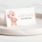 Little Bear Food Labels | Pink ★ Instant Download | Editable