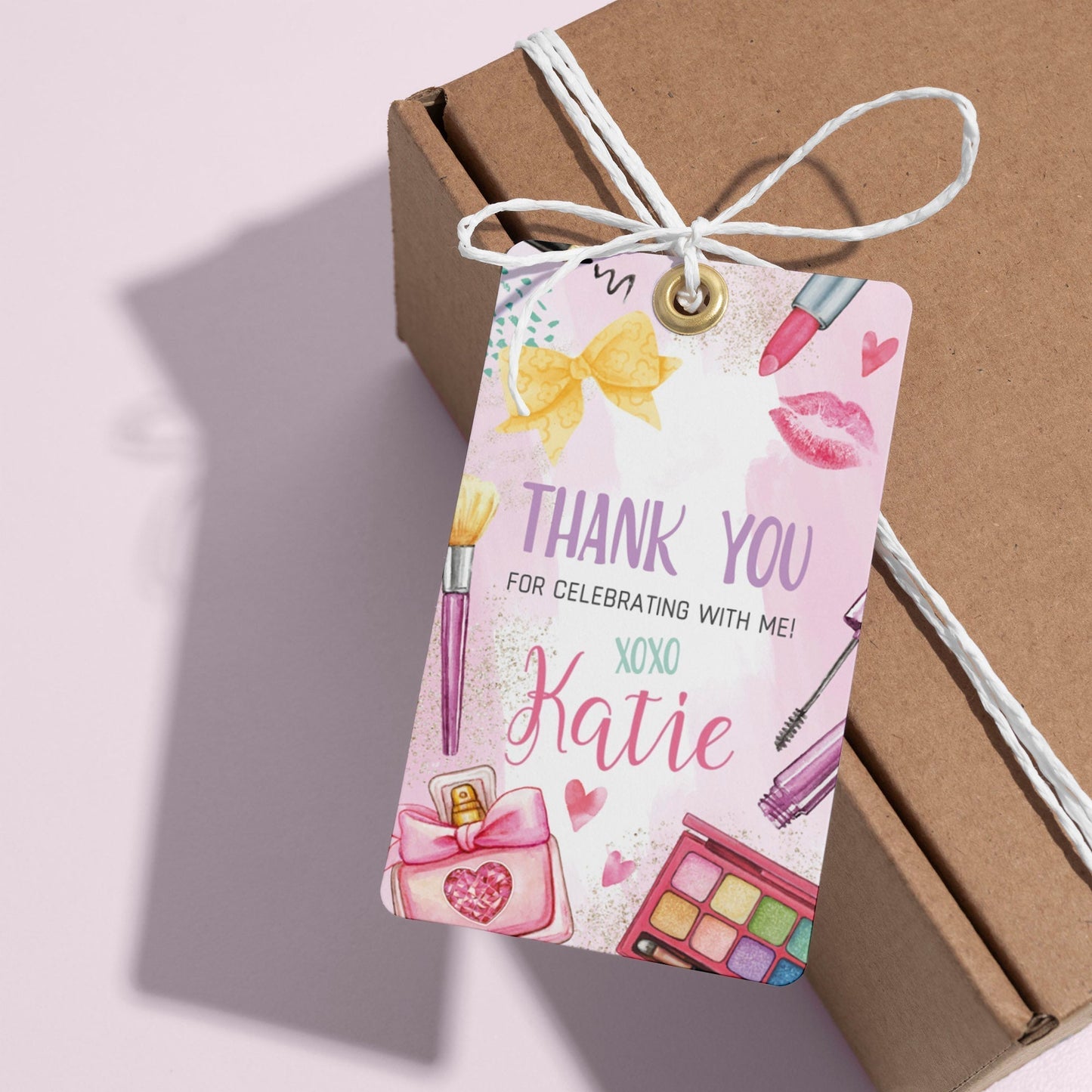 Glitz and Glam Thank You Tags ★ Instant Download | Editable Text - Digitally Printables