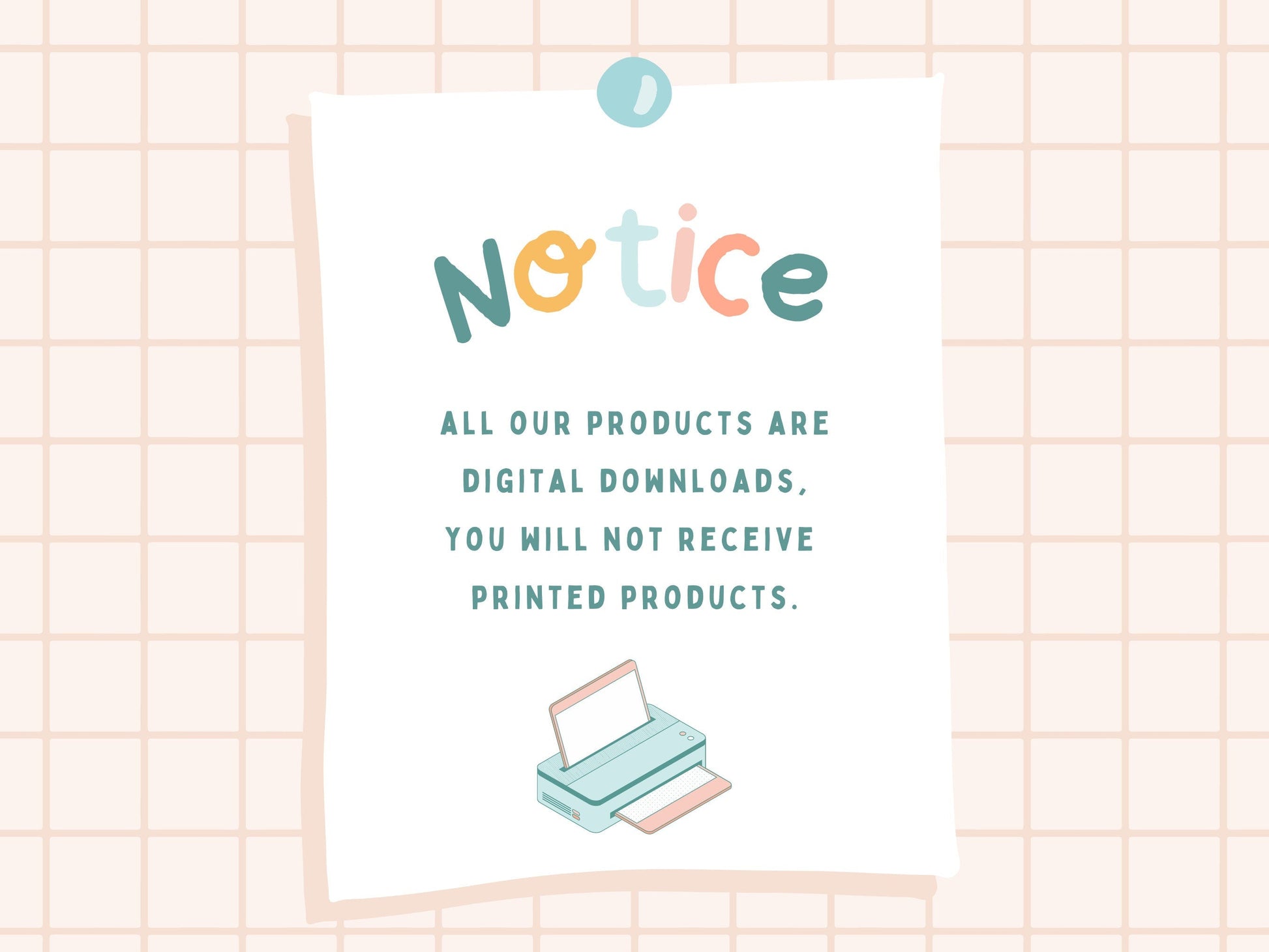 Ice Cream Party Table Sign ★ Instant Download - Digitally Printables