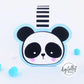 Panda Treat Basket | Blue Instant Download Favor Boxes