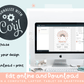 Panda Birthday Bundle | Blue ★ Instant Download | Editable Text - Digitally Printables