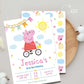 Peppa Pig in Bicycle Digital Invitation ★ Instant Download | Editable Text - Digitally Printables