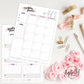 Pink & Marble Infinite Planner Kit Instant Download Party