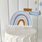 Printable Boho Rainbow Cake Topper or Garland, Boho Rainbow Party Decor, Boy Baby Shower, Boho Decor REF001 - Digitally Printables