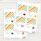 Sesame Street Inspired Food Labels ★ Instant Download | Editable Text - Digitally Printables