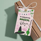 Magical Witch Thank You Tag | Pink Background | Instant Download