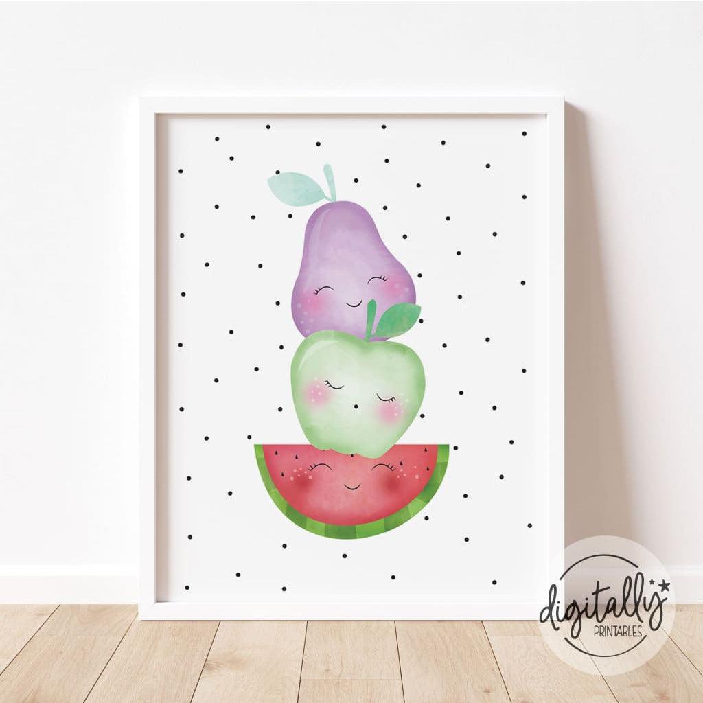 Tutti Frutti Wall Art Print Instant Download Decor