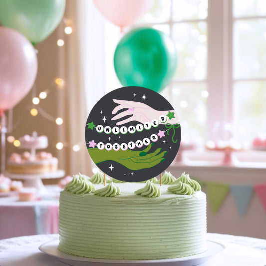 Magical Witch Cake Topper | Unlimited Together | Instant Download